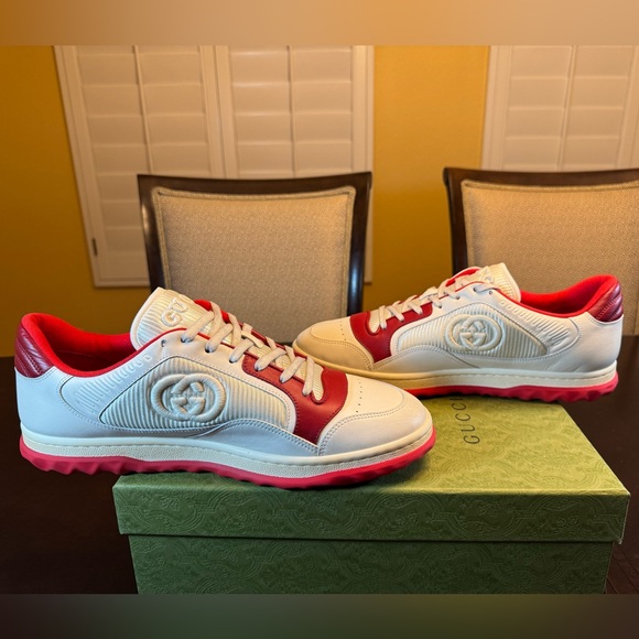 Gucci White and Red Sneakers - Picture 12 of 15